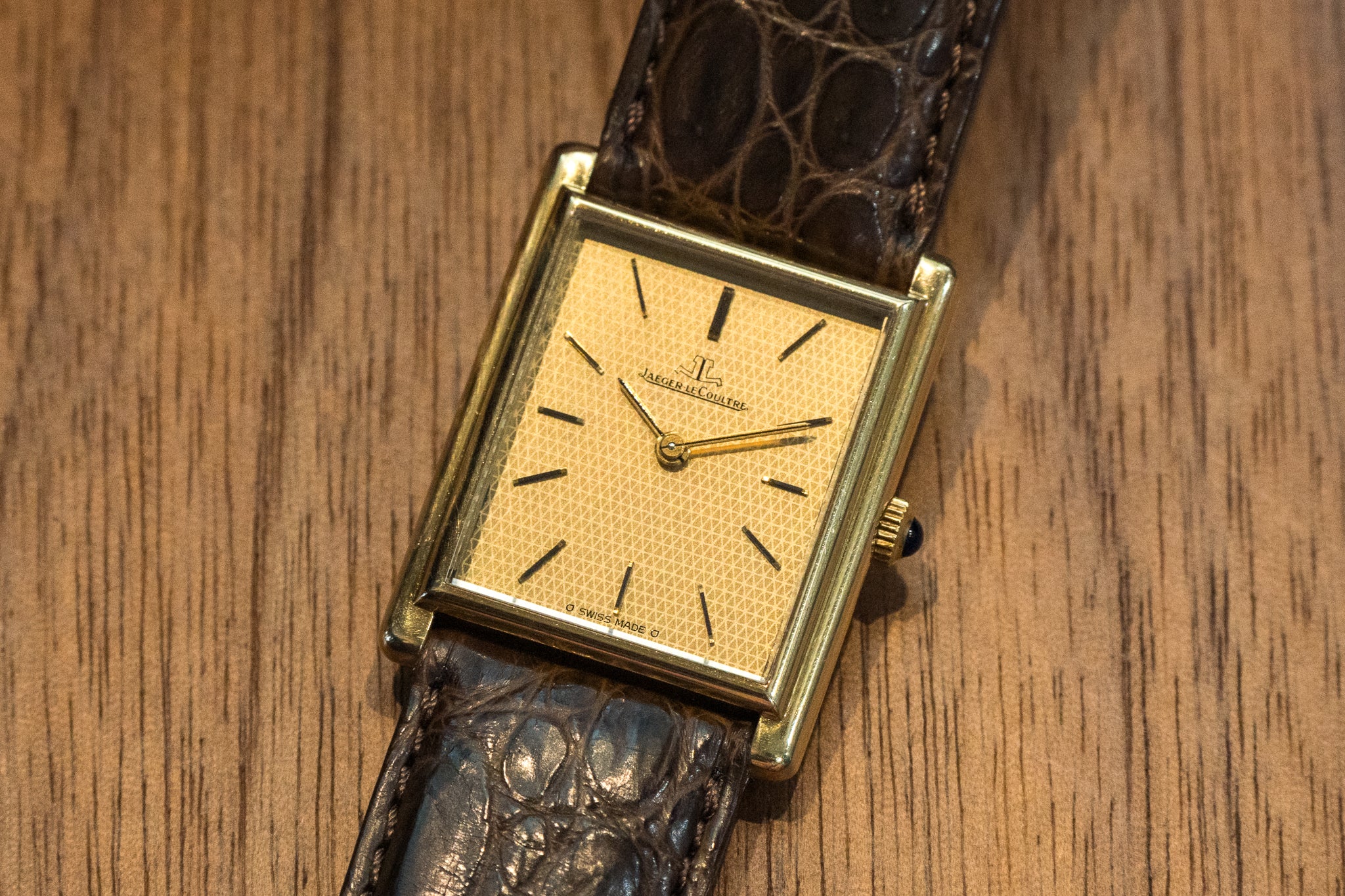 ジャガールクルト タンク 6029.21 Cal.841 18KYG金無垢 1970年代製